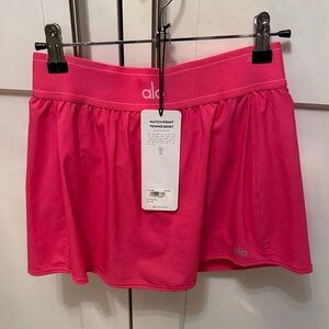 Alo Match Point Pink Fuchsia Tennis Skirt XS